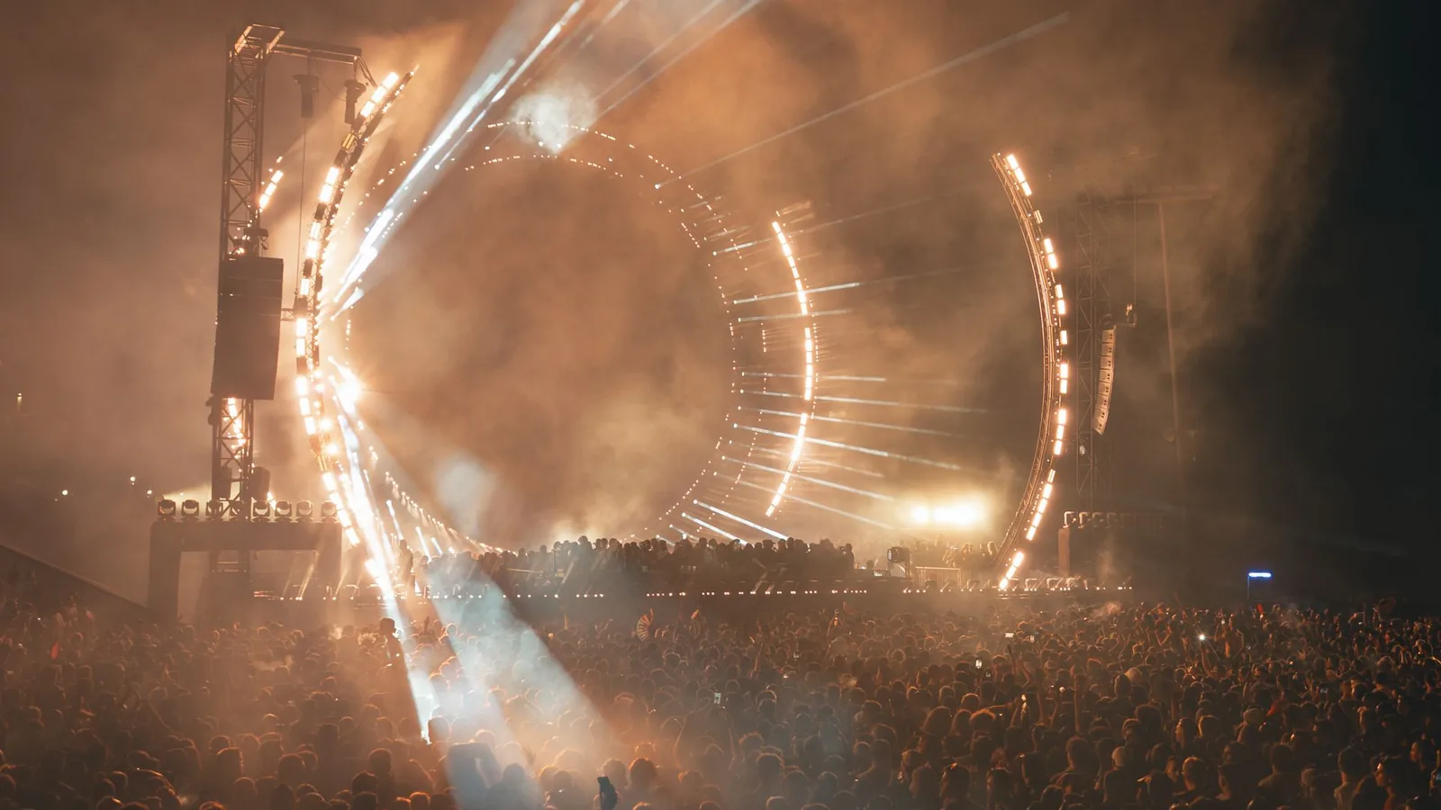 Crowd at a hip-hop festival in Australia